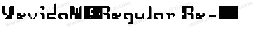YevidaW00-Regular Re字体转换